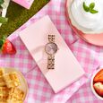 Poze Poze Quartz Analog Pink Dial Two Toned Metal & Leather Strap Watch For Women - image number 0