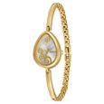 Sonata Wedding Champagne Dial Women Watch With Metal Strap - image number 1