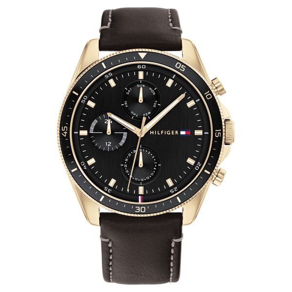 Tommy Hilfiger Black Dial Quartz Multifunction Watch for Men - image number 0
