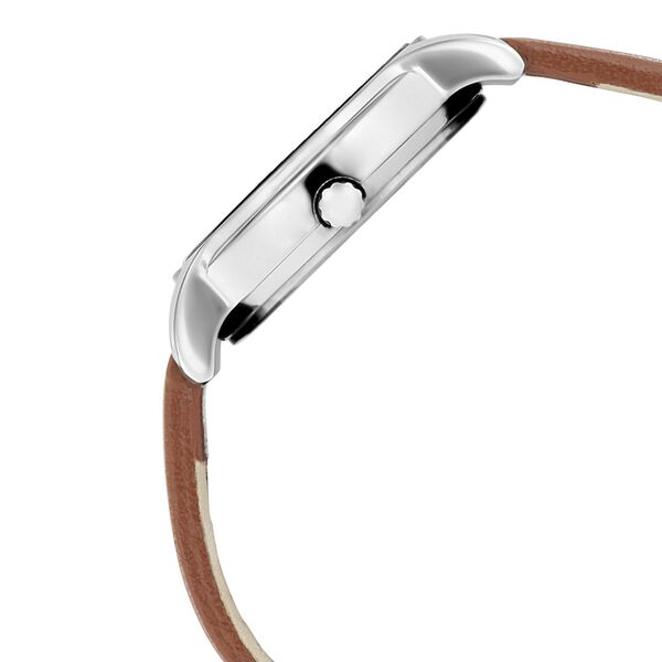 Titan Workwear White Dial Women Watch With Leather Strap - image number 2