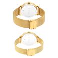 Titan Bandhan Champagne Dial Analog Stainless Steel Strap watch for Couple - image number 3