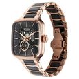 Titan Ceramic Fusion Automatic Square Blue Dial Silver Dual-Toned Stainless Steel Bracelet Watch for Men - image number 3