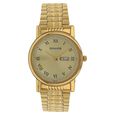 Sonata Quartz Analog with Day and Date Silver Dial Stainless Steel Strap Watch for Men