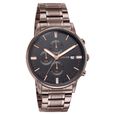 Sonata Wedding Edit Quartz Multifunction Black Dial Stainless Steel Strap Watch For Men - image number 2