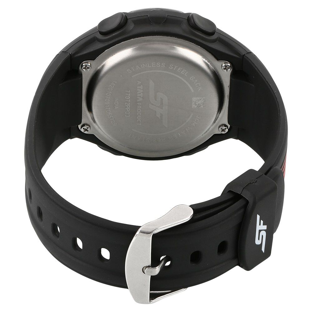 Buy Online SF Super Fibre Digital Dial Plastic Strap Watch for Men