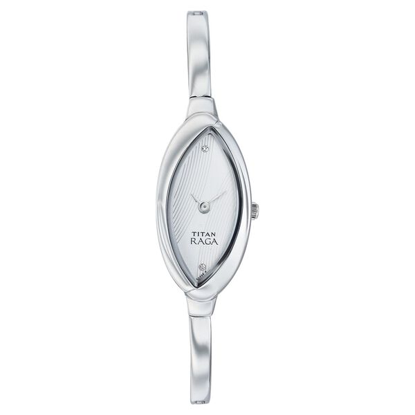 Titan Quartz Analog Silver Dial Watch for Women - image number 0