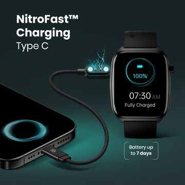 Titan Smart 4.0 Smartwatch with 1.93" AMOLED Display, Infinite AI Watch Faces, AI Voice assistant, Smart Hydration