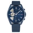 Tommy Hilfiger Multifunction Blue Dial Blue Color Stainless Steel Strap Watch For Men - image number 0