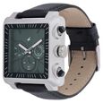 Fastrack Quartz Chronograph Green Dial Leather Strap Watch for Guys - image number 1