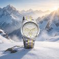 Sonata Multifunction Black Dial Black Metal Strap Watch For Men