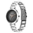 Titan Workwear Quartz Analog Black Dial Silver Stainless Steel Strap Watch for Women - image number 2