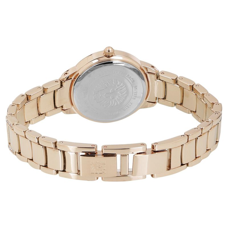 Anne Klein Quartz Analog Mother of Pearl Dial Metal Strap Watch for Women - image number 3