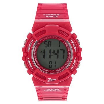 Zoop Digital Watch with Digital Dial & Red Strap for Boys Kids, from House of Titan