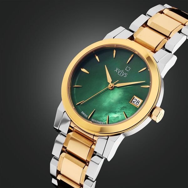 Xylys Ethereum Swiss Analog Stainless Steel Green Dial Watch for Women - image number 1