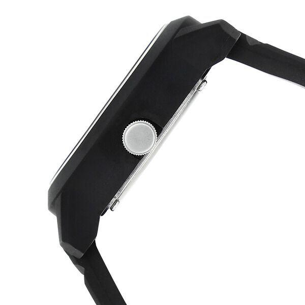 SF Quartz Analog Black Dial Plastic Strap Watch for Men - image number 2