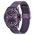 Coach Quartz Analog Purple Dial Stainless Steel Strap Watch for Women - image number 1