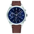 Tommy Hilfiger Quartz Multifunction Blue Dial Leather Strap Watch for Men - image number 0