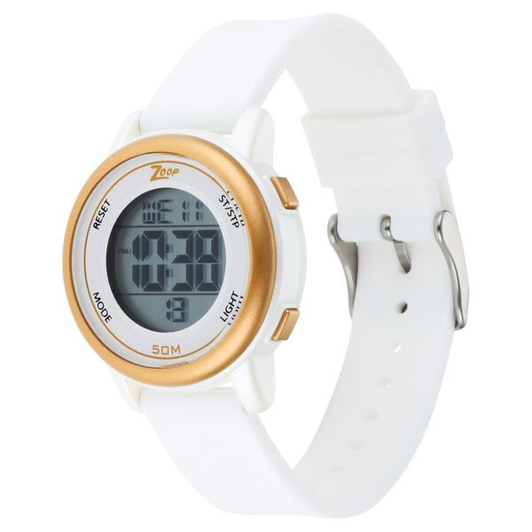 Zoop Digital Watch with Digital Dial & White Strap for Girls Kids, from House of Titan - image number 3
