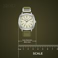 Zoop Metal Analog Watch with Olive Green Alpine Strap for Boys Girls Kids from House of Titan - image number 3