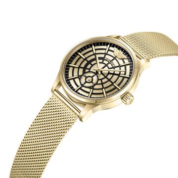 Police Champagne Dial Quartz Analog Watch for Men