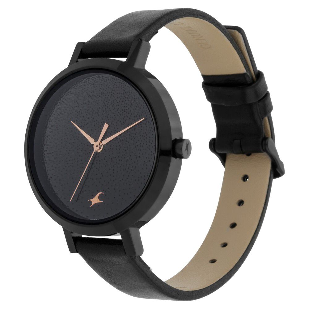 Fastrack ladies watches deals with black strap