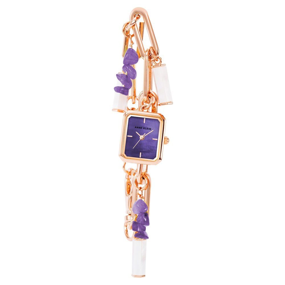Anne klein mother of clearance pearl dial ladies watch