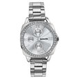 Sonata Festive Quartz Multifunction Silver Dial Silver Metal Strap Watch For Women - image number 0
