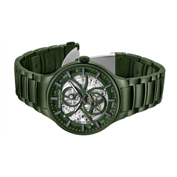 Kenneth Cole Automatic Green Dial Stainless Steel Strap Watch For Men - image number 3