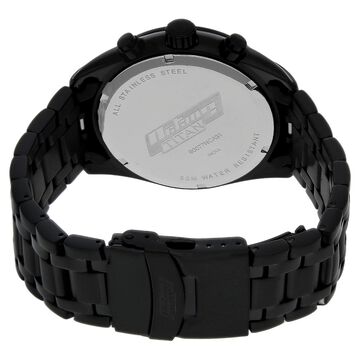 Titan Quartz Chronograph Black Dial Stainless Steel Strap Watch for Men