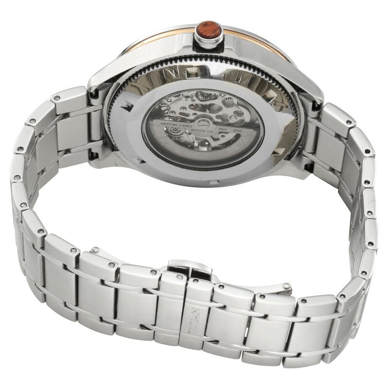 Titan Grandmaster Silver Dial Automatic Metal Strap Watch for Men - image number 4