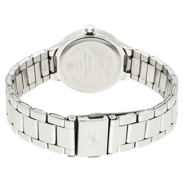 Fastrack Hitlist Quartz Analog Black Dial Stainless Steel Strap Watch for Girls - image number 4