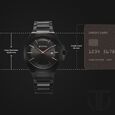 Titan Classic Slim Quartz Analog with Date Black Dial Stainless Steel Strap Watch for Men - image number 2