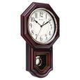 Classic Brown Colour Pendulum Clock with a Westminster chime - 47.4 cm x 29.8 cm (Large) - image number 2