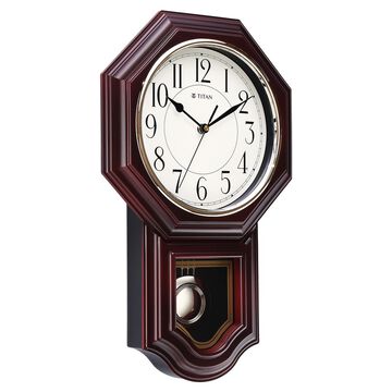 Classic Brown Colour Pendulum Clock with a Westminster chime - 47.4 cm x 29.8 cm (Large)