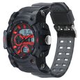 Fastrack StreetStyle Quartz Analog Digital Black Dial Black Polyether Strap Watch For Guys - image number 2