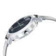 Sonata Silver Lining Black Dial Women Watch With Stainless Steel Strap - image number 2