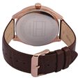 Tommy Hilfiger Quartz Analog with Date Blue Dial Leather Strap Watch for Men - image number 4