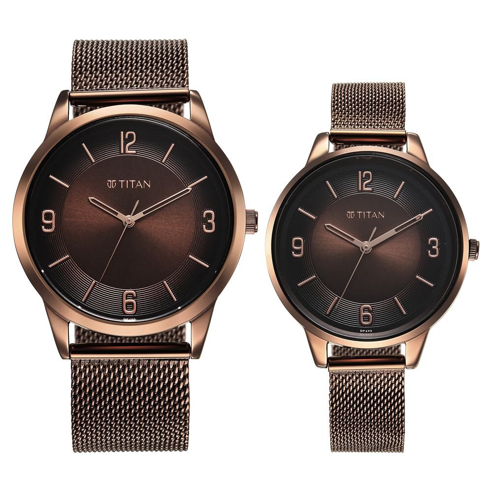 Titan watch sets outlet for him and her