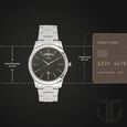 Titan Workwear Black Dial Analog with Day and Date Stainless Steel Strap watch for Men - image number 2