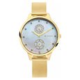 Titan Sparkle Grey Dial Analog with Day and Date Leather Strap Watch for Women