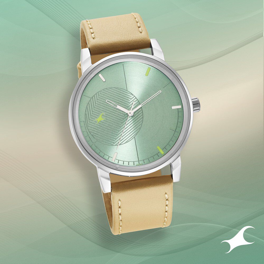 Fastrack green dial watch outlet
