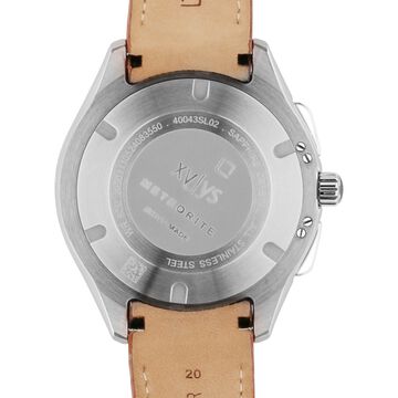 Xylys Swiss Chronograph Brown Leather Strap Black Dial Watch For Men