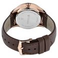 Titan Quartz Multifunction Brown Dial Leather Strap Watch for Men - image number 4