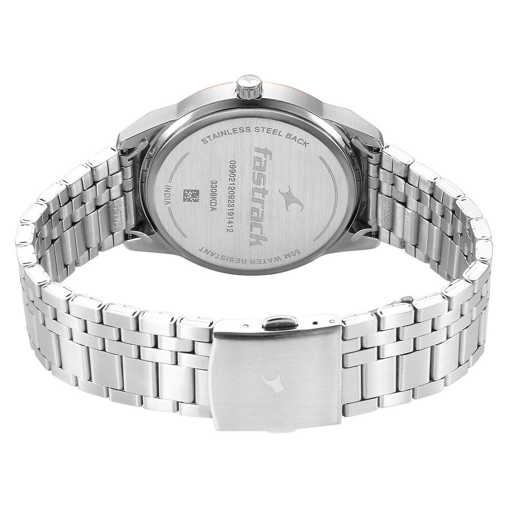 Fastrack ss top black 50m wr