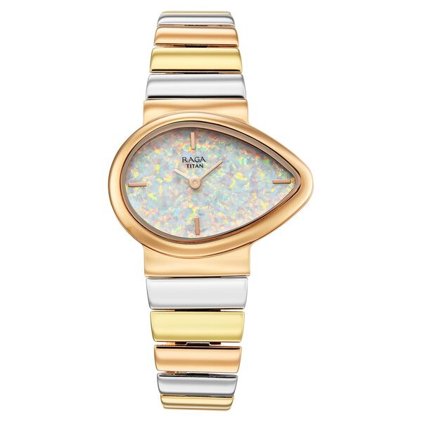 Titan Raga Opalesque Quartz Analog Multicoloured Dial Multicoloured Metal Strap Watch For Women - image number 0
