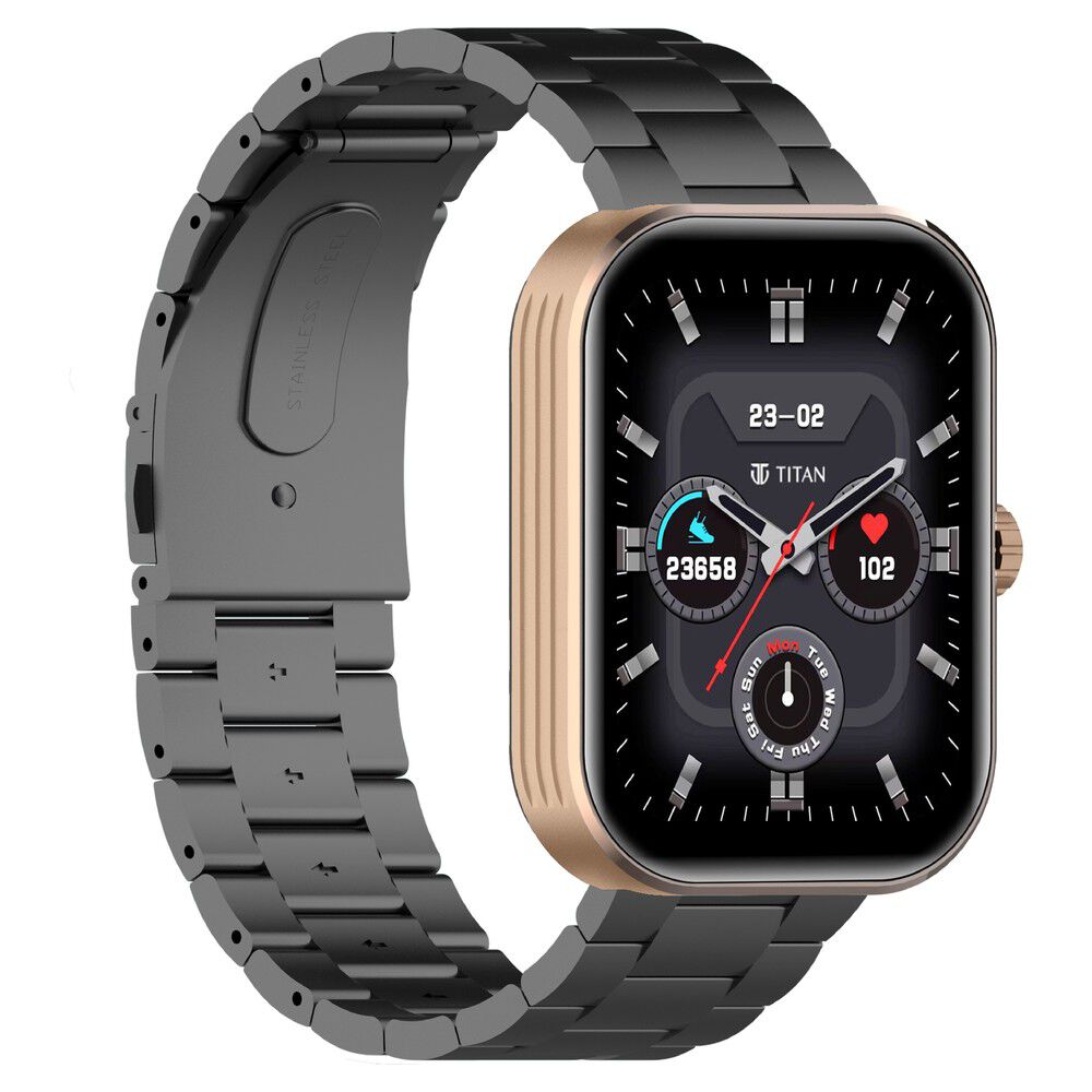 Black clearance metal smartwatch
