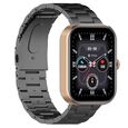 Titan Mirage with 4.97 cm AMOLED Display and AOD, Functional Crown, BT Calling Smartwatch with Black Metal Strap With Black Strap - image number 2