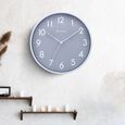 Titan Silent Sophistication: Grey Clock with Striking Contrast - image number 0