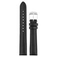 16 mm Black Genuine Leather Strap for Women - image number 0
