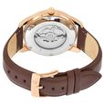 Titan Automatic Sectoral Black Dial Brown Leather Strap Watch for Men - image number 5